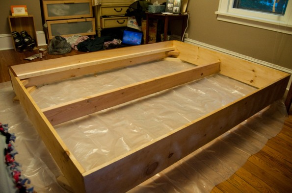Wood Queen Bed Frame Plans